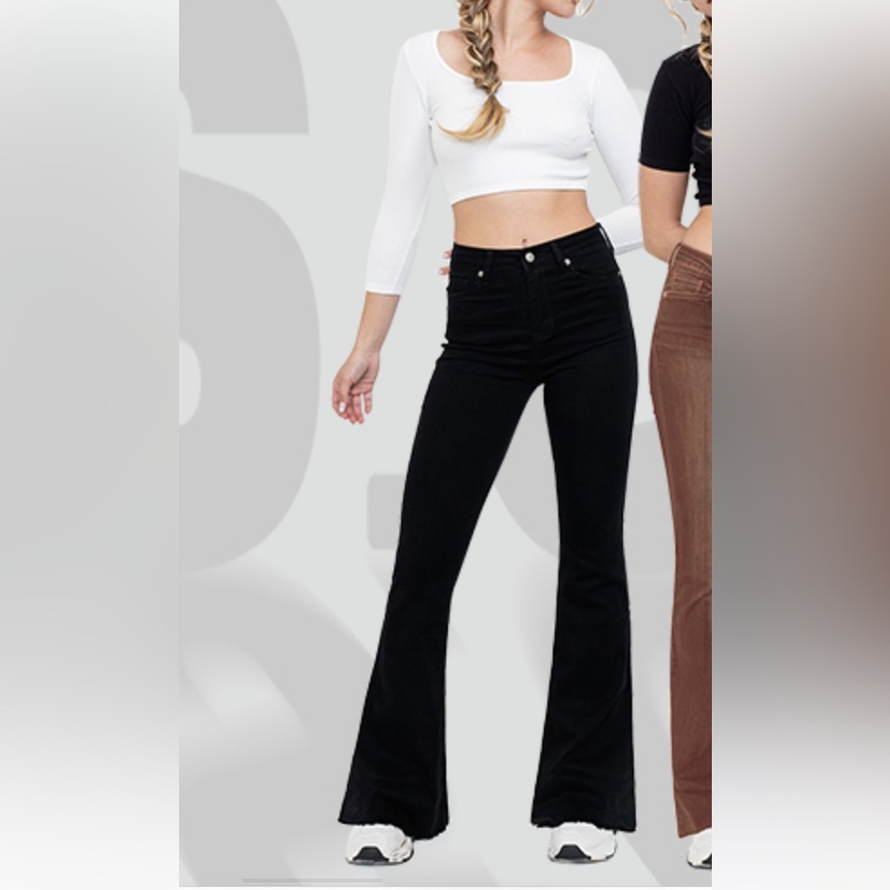 S.O.N.G. Fit and flare stretch jeans